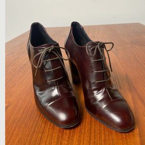 Comptoir Des Cotonniers Leather Oxford Heels